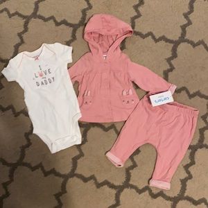 NWT Carter’s 3 piece outfit